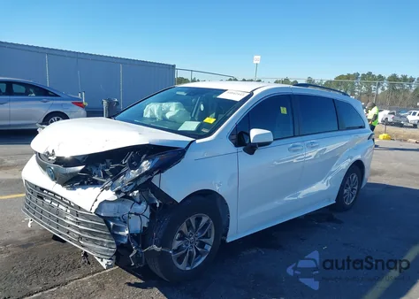 2023 Toyota Sienna Le из США, поврежденный, VIN 5TDKRKEC7PS156363